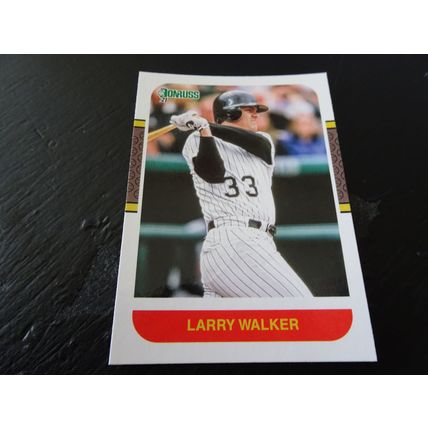 2021 Donruss Card # 227 Larry Walker Retro 1987 Near Mint (7) Colorado Rockies