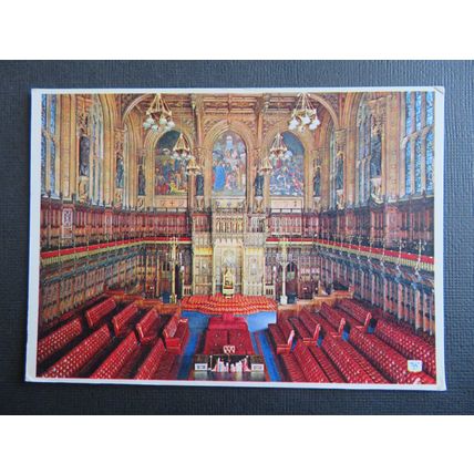 The Chamber, House Of Lords, London, Walter Scott Postcard