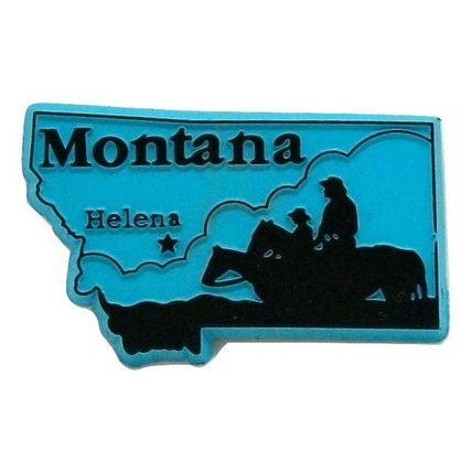 Montana Helena United States Fridge Magnet