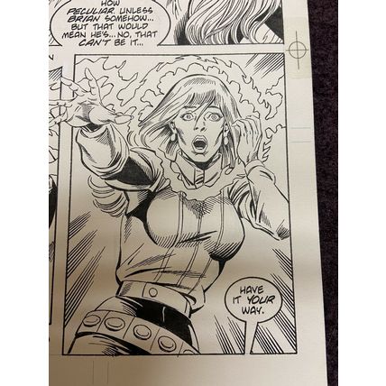 Psychoblast #2 p17 (1987) Robb Phipps /Al Vey First Comics Hot Pyrokinetic Woman