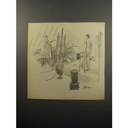 1950 Cartoon by Perry Barlow - Artist