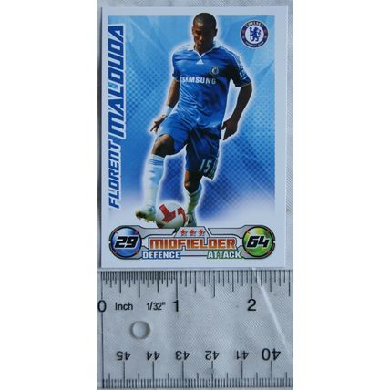 2008/09 Topps Match Attax Trading Card - Florent Malouda, Chelsea