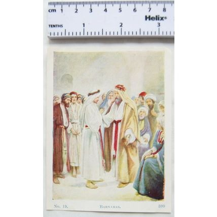 Vintage: Scholar's Lesson Picture Story No. 19 Barnabas