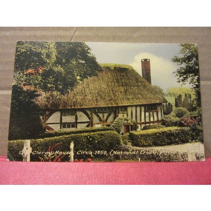 THE CLERGY HOUSE, ALFRISTON, SUSSEX. used postcard by F Frith 1960 pm =
