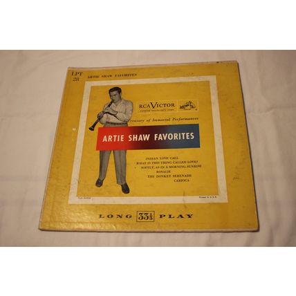 Artie Shaw 10" LP with Original Cover-ARTIE SHAW FAVORITES