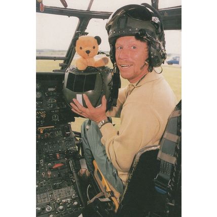 Sooty & Sweep TV Show Harry Corbett Plane Cockpit Postcard