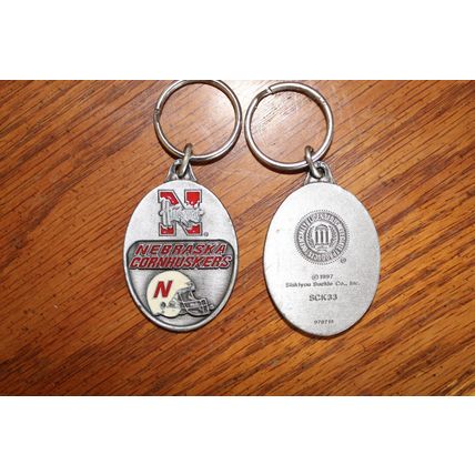 Nebraska Cornhuskers keyrings- NEW- Siskiyou Buckle Co