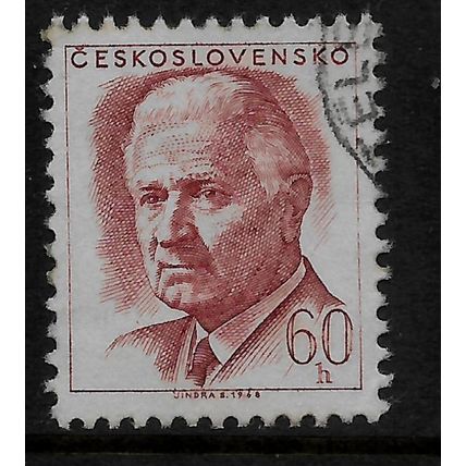 CZECH REPUBLIC 1958 60H RED ANTONIN NOVOTHY SG 1040 FINE USED