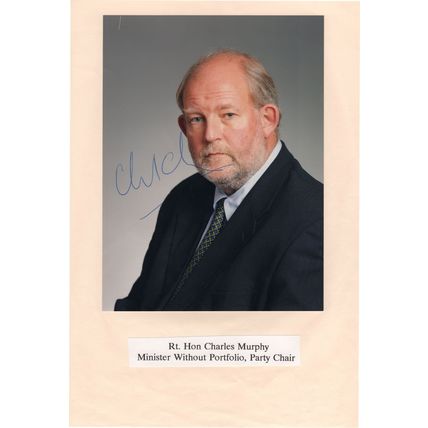 Charles Murphy Party Chair Minister Without Portfolio Hand Signed Photo