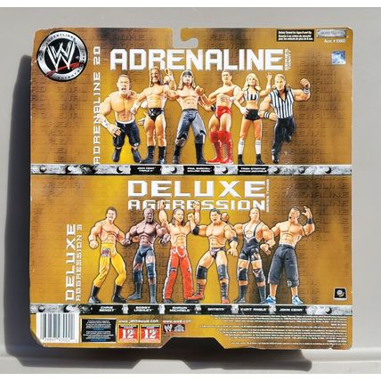 wwe wwf ljn classic superstars adrenaline 20 john cena & triple h figures