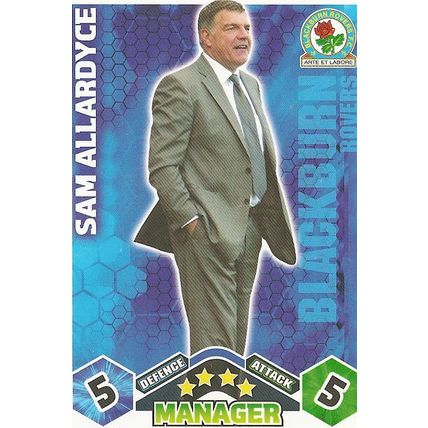 Match Attax 2009/10 Collection: Club Manager, Blackburn Rovers - Allardyce