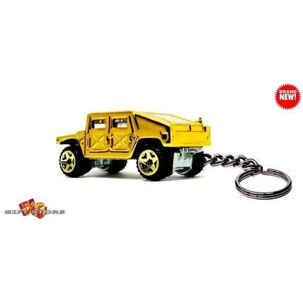 RARE LUXURY KEY CHAIN GOLD CIVILIAN HUMMER H1 CUSTOM Ltd EDITION GREAT GIFT