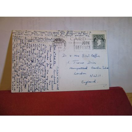 St. KEVIN'S KITCHEN, GLENDALOUGH, CO. WICKLOW, IRELAND used postcard 1952 pm =