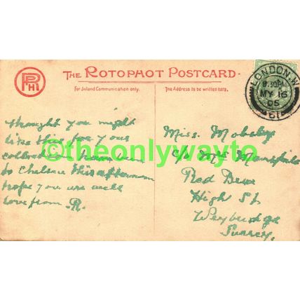 Albert Memorial, London, Rotophot Postcard, 1905