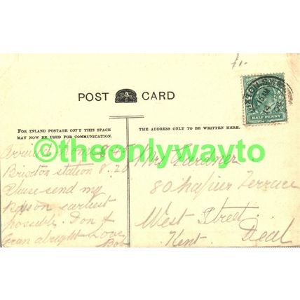 London, Thames Embankment & Cleopatra' s Needle, Postcard, 1904