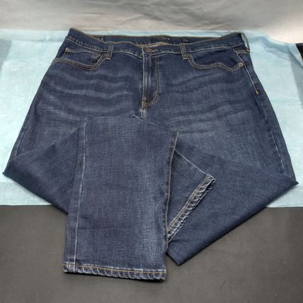 Excellent Lucky Brand Jeans Mens 38x32 Dark Blue Denim 412 Athletic Slim