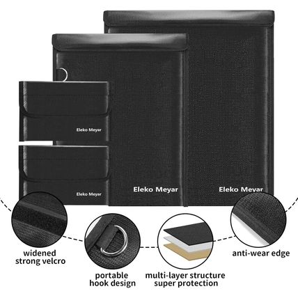 NIB! (4) Eleko Meyar Premium Farady Bags Phones, Laptops, Tablets - FREE Ship!