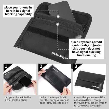 NIB! (4) Eleko Meyar Premium Farady Bags Phones, Laptops, Tablets - FREE Ship!
