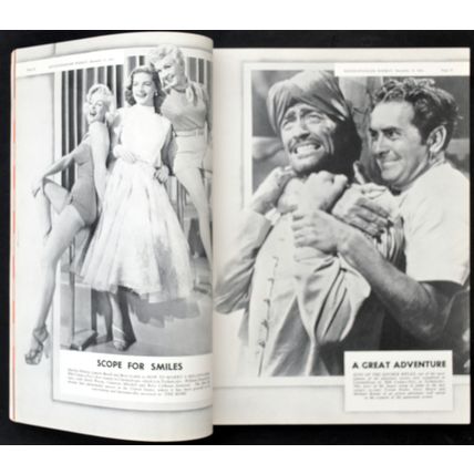 KINE WEEKLY 1953 How To Marry a Millionaire, Houdini UK MAGAZINE