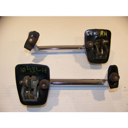 1964 CHRYSLER 300 NEW YORKER K OUTER DOOR HANDLES OEM #2299586 2299587