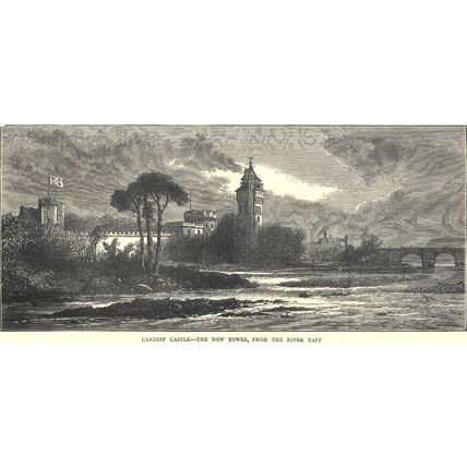 MARRIAGE OF THE MARQUIS OF BUTE - SKETCHES AT CARDIFF 1872 VICTORIAN ENGRAVINGS