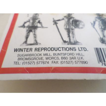 Legendary Vikings - Diecast figures - approx 4cm high - Winter Reproductions Ltd