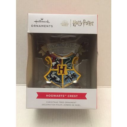 New Hallmark Harry Potter Hogwarts Crest Christmas Ornament