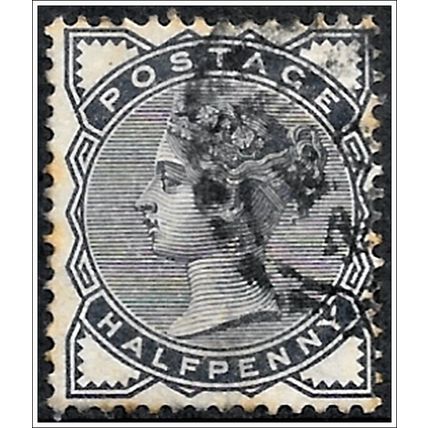1883 -1884 Queen Victoria - ½d bluish black (as picture) C2-4