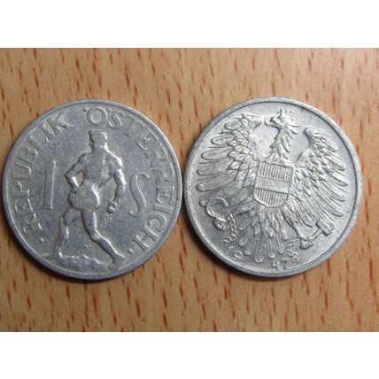 Austria 1947 1 Schilling Coin