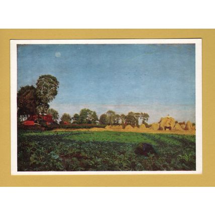 Carrying Corn - Ford Maddox Brown - Postally Unused - Tate Gallery Postcard.