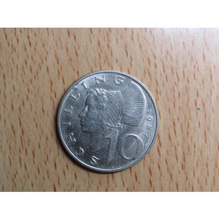 Austria 1987 10 Schilling Coin