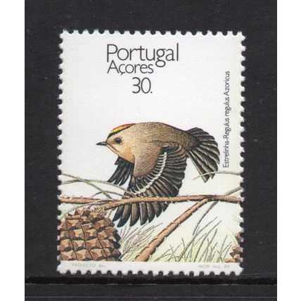 Azores - 1989 - 30e Nature Conservation - Goldcrest, Mint Never Hinged #4
