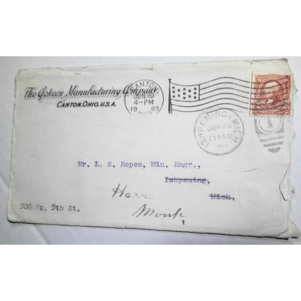 1903 Goheen Manufacturing Company Sales letter & brochure: "Carbonizing Coating"