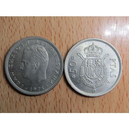 Spain 1979 Juan Carlos 1975-1979* 50 Peseta Coin