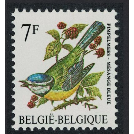 Belgium Blue tit Bird Buzin 'Mesange bleue' 7f 1987 MNH SG#2851 MI#2313 Sc#1226