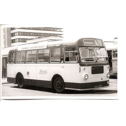 Black & White Photograph of Bristol Omnibus Co. Ltd. - AHW 226B