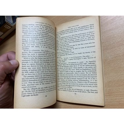 1962 D H LAWRENCE "TWILIGHT IN ITALY" FICTION PAPERBACK BOOK (P2)