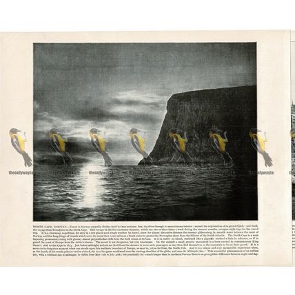 North Cape, Norway, Book Illustration (Print), 1899