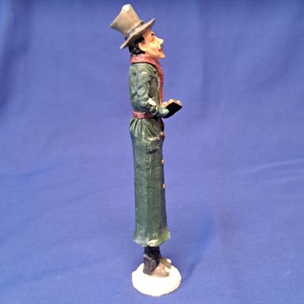 Vintage Windsor Collection PENCIL CAROLER 8" Figurine Skinny Santa Christmas