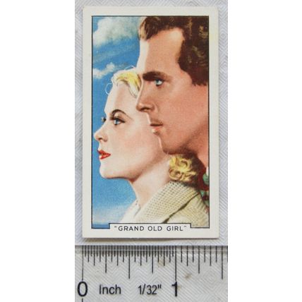 1935 Gallaher's Film Scenes No. 15 Grand Old girl