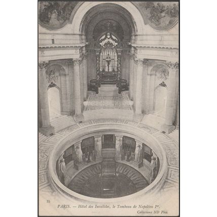 Tombeau de Napoléon 1er, Hôtel des Invalides, Paris, c.1905 - Neurdein CPA ND35