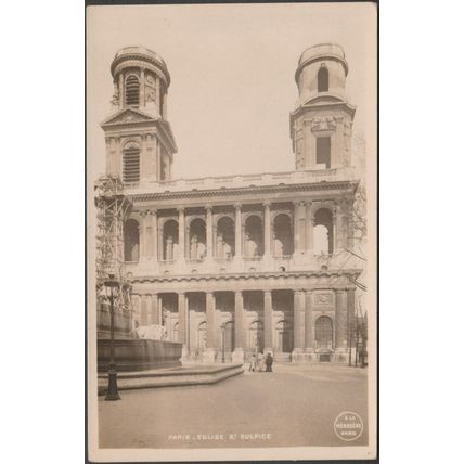 Église St-Sulpice, Paris, c.1910 - À La Ménagère Photo CPA
