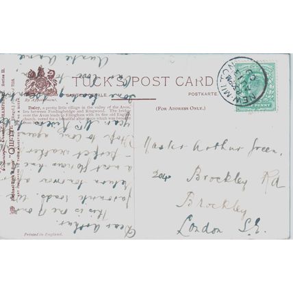 The Avon At Ibsley Hampshire Oilette 7114 Arthur Bridgeman Postcard (QHAM161)