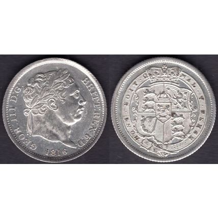 Great Britain. George III. Shilling 1816. dy23775