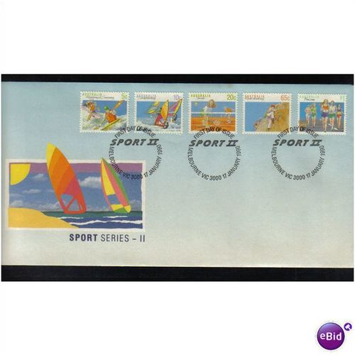 1990 AUSTRALIA SPORTS SERIES 2 SAILING FDC