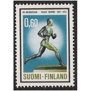 Mi 742 (**): Paavo Nurmi (1897 - 1973) (Olympic Athelete): In Mourning.