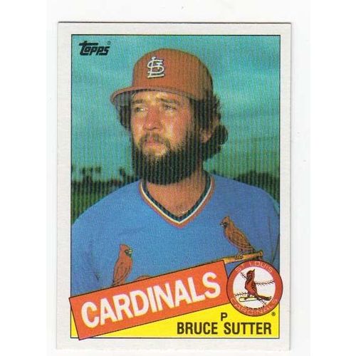 1985 Topps Bruce Sutter baseball card #370 -HOF- Cardinals