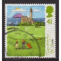 Great Britain 1994 Scottish Golf 41p Turnberry 9th Hole Used SG1833 Sc1571 stamp