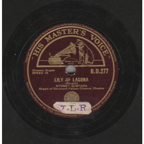 Lily of Laguna / Il Bacio by Sydney Gustard 1934 on HMV rarity