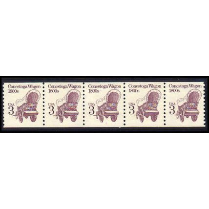 2252v 3c Conestoga Wagon Fine MNH Dry Gum PNC 1/5 Z5192